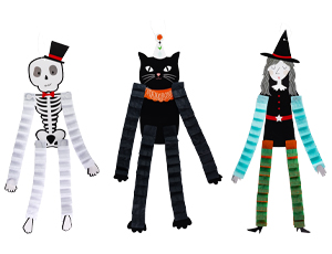 1501-6829 Фигура бум HWN Друзья подвес 29-36см3штG