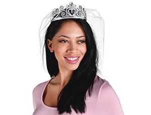 1501-6882 Тиара элегантная с фатой/A