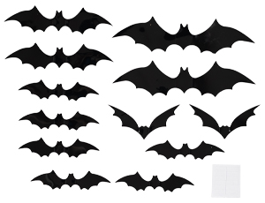 1501-6886 Летучая мышь пластик 8-16см 12шт/G