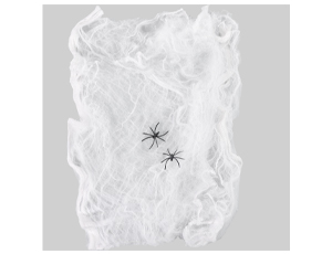 1501-6889 Паутина с 2 пауками светящ в темн 1х1м/G