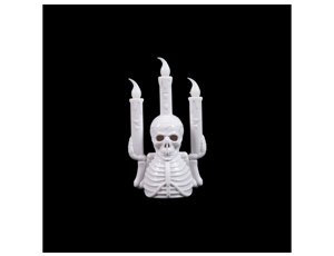 1501-6910 Скелет светодиодный со свечами 13см/G