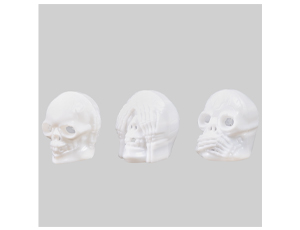 1501-6913 Череп светодиод HWN белый/G