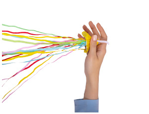 1501-6945 Серпантин бум МУСОРА НЕТ разноцвет 6штG