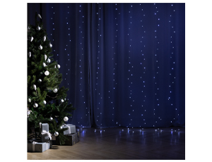 1501-7004 Гирлянда светодиод серебро 300Led 3х3м/G