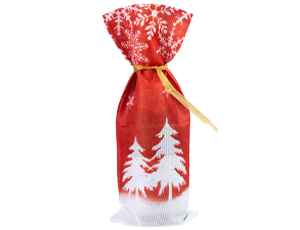 1501-7040 Украшение д/бутылки Гномы текстиль 36смG