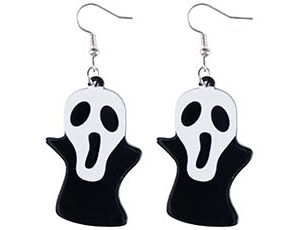 1501-7170 Серьга Привидение Крик 2шт/G