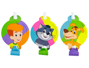 1501-7231 Язык-гудок с карт Простоквашино 6шт/G