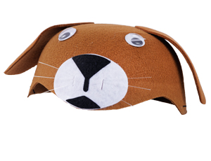 1501-7247 Шапочка фетр Собачка/G