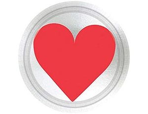 1502-1718 Тарелка Ключ к твоему сердцу 17см 8шт/A