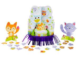 1502-2273 Декор-компл настол Welcome Зверята 23штА