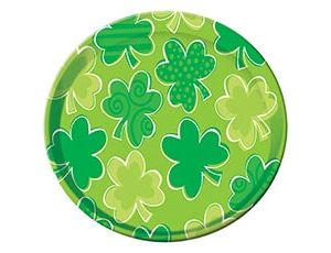 1502-2547 Тарелка пласт Трилистник 35см/А