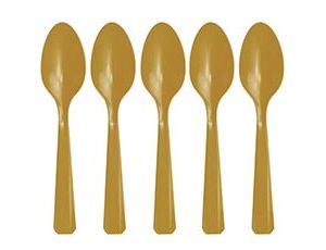 1502-3410 Ложка пласт Gold 20шт/A