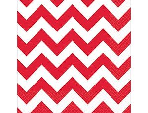 1502-3676 Салфетка Apple Red шеврон 25см 16шт/А