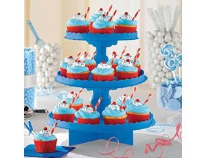 1502-3831 Стойка д/кексов 3 яруса Royal Blue/А