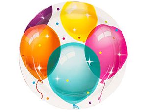 1502-4349 Тарелка бум Шары Кристальные 17см 6шт/G