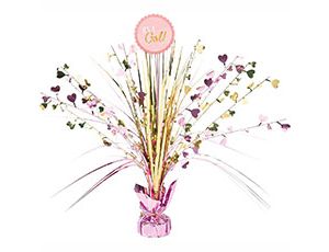 1502-4951 Фонтан настол Baby Girl розовый 46см/A