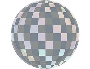 1502-5318 Тарелка Диско перламутр 17см 8шт/А