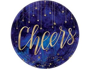 1502-5320 Тарелка Карнавальн Ночь CHEERS 17см8шт/А