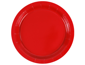 1502-6067 Тарелка красная 17см 6шт/G