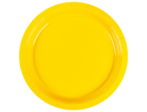 1502-6071 Тарелка желтая 17см 6шт/G