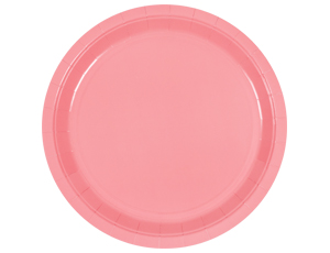 1502-6074 Тарелка розовая 23см 6шт/G