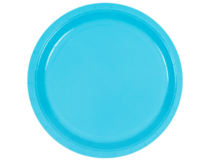 1502-6082 Тарелка голубая 23см 6шт/G