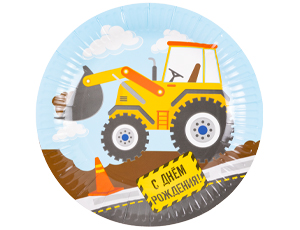 1502-6353 Тарелка бум С ДР Техника 23см 6шт/G