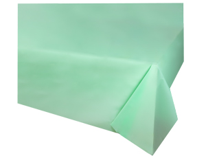 1502-6520 Скатерть п/э Пастель мятная 1,4х2,75м/G