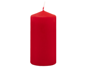 1502-6539 Свеча Столбик 5х10см красная/G