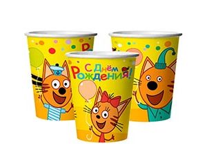 1502-6746 Стакан Три Кота Веселый ДР 250мл 6шт