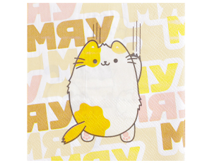 1502-6769 Салфетка ПушМяу 25см 12шт/G