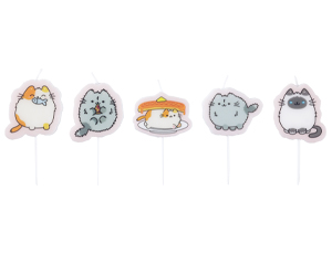 1502-6770 Свечи д/торта на пиках ПушМяу 5шт/G