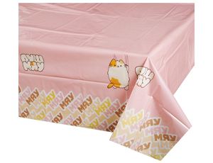 1502-6772 Скатерть п/э ПушМяу 130х180см/G