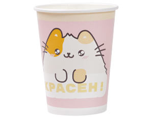 1502-6776 Стакан Я ПРЕКРАСЕН ПушМяу 250мл 6шт