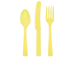 1502-6792 Столовые приборы Pastel Yellow 24шт/A