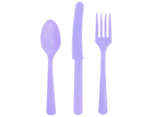 1502-6794 Столовые приборы Pastel Lavender 24шт/A