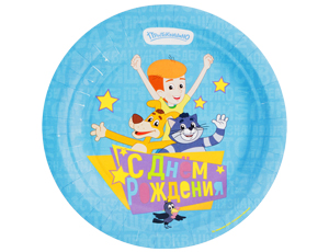 1502-6850 Тарелка С ДР Простоквашино 17см 6шт