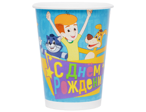 1502-6852 Стакан С ДР Простоквашино 250мл 6шт