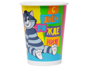 1502-6853 Стакан С ДР Простокваш Матроскин250мл6шт