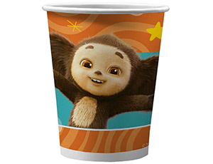 1502-6930 Набор бум стаканов Чебурашка 2 250мл 6шт