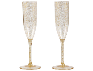 1502-6936 Бокал Gold Glitter разборный 150мл 2шт/А