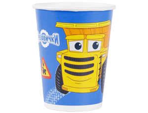 1502-6953 Стакан КРУТЫЕ Грузовички 250мл 6шт