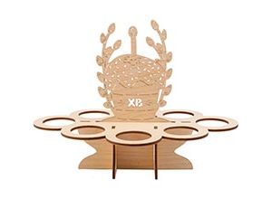 1502-6987 Подставка Пасхальная ХВ 8 яиц 16х22см