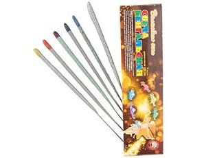 1502-6992 Свеча Бенгальская ЦветнПламя16см40сек6шт