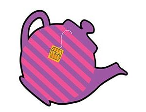 1505-1116 Баннер Безумн Чаепитие Чайник 21смx17смА