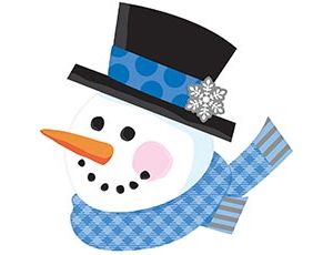 1505-1228 Баннер Снеговик 38см/A