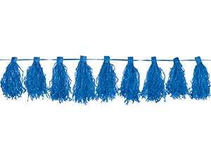 1505-1519 Гирлянда с кисточками Br Royal Blue 3м/A