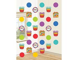 1505-1523 Гирлянда верт HB Горош-Шеврон 2,1м 6шт/А