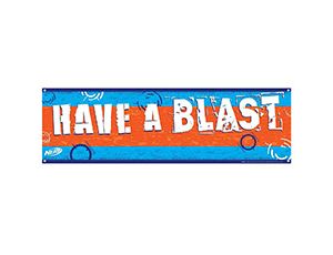 1505-1542 Баннер п/э Nerf с наклейками 50х152смA