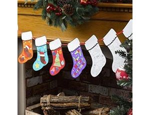 1505-1941 Гирл-расскраска Носки д/подарков 1,5м/N